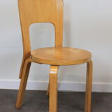 Pair of S66 Alvar Aalto chairs for Artek