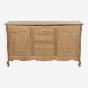 Raw wood sideboard