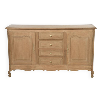 Raw wood sideboard