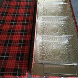 Duralex metal and glass aperitif server