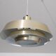 Danish vintage metal pendant lamp 1960