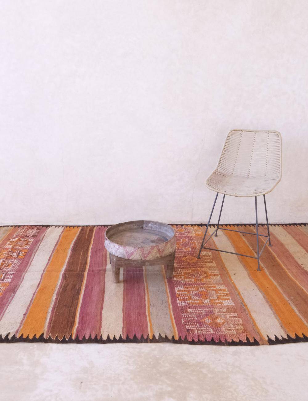 Vintage Berber Rug - 416 x 145 cm