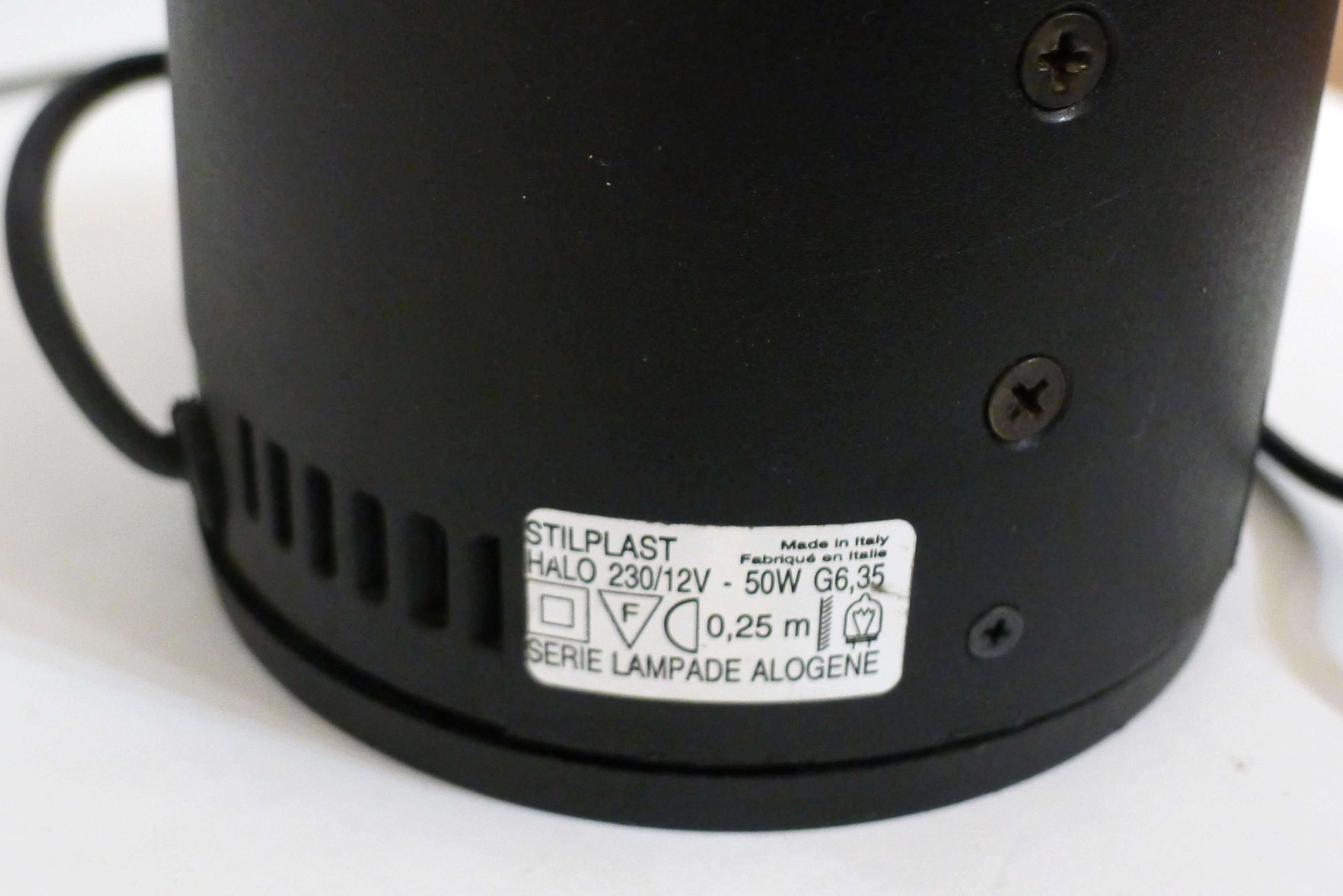 Stilplast pendulum desk lamp 1980