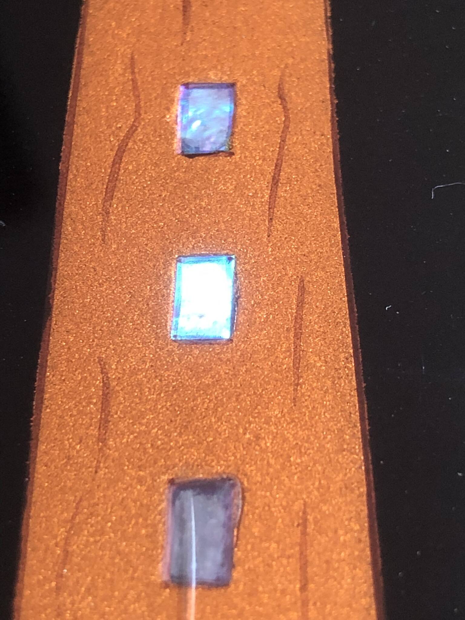 Plateau à service Art-Déco – Peinture sous verre & nacre