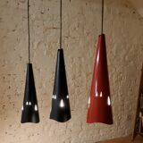 Vintage perforated metal suspensions