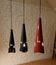 Vintage perforated metal suspensions