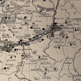 Map of Belgium from 1928