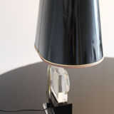 Brass and plexiglass table lamp 1970