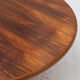 Table basse ronde en palissandre Danemark années 1960