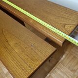 Solid wood bench "Gautier" vintage, 60s-70s
