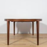 Mid-Century Round Rosewood Dining Table by Severin Hansen for Haslev Furnit