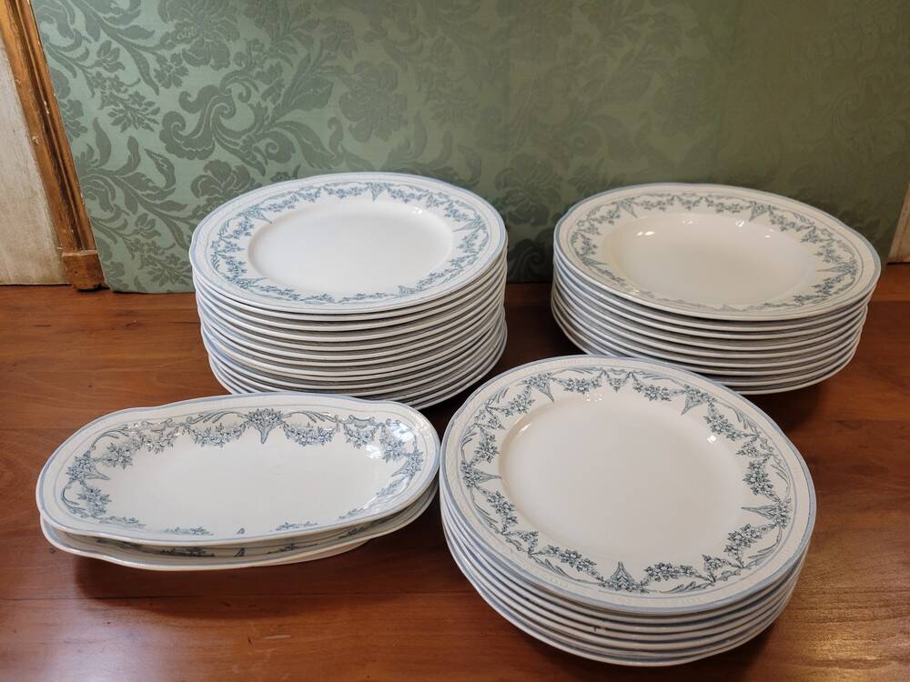 Louis XVI service, Sarreguemines