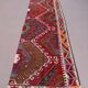 Old Turkish narrow Kilim Runner 324x75 cm shabby chic, vintage kelim