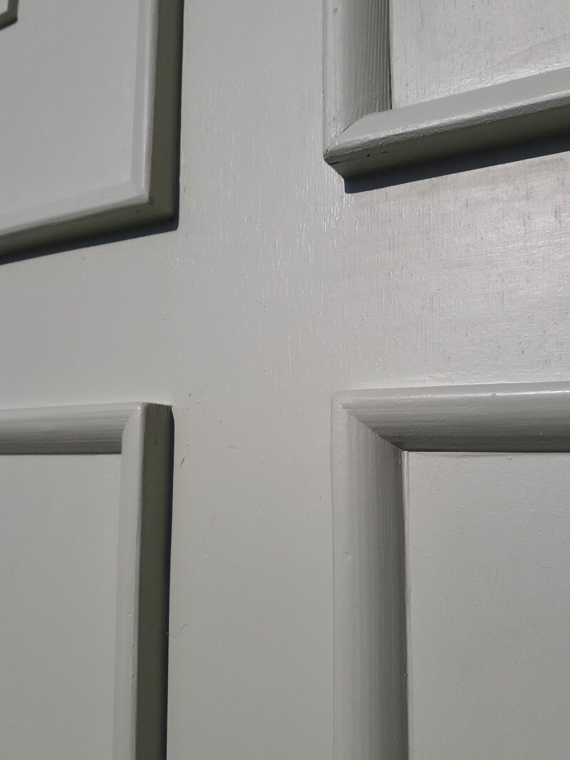 Door 207x99,5cm communication back panel molded