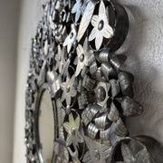 Miroir mexicain vintage en métal