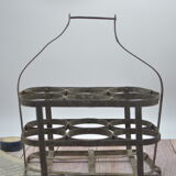 Old metal bottle holder