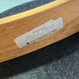 Set Carl Hansen oak chairs elbow