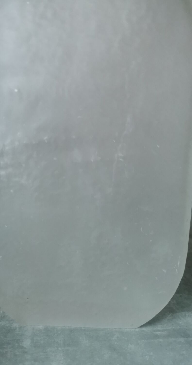 Pressed glass bottle Wayne Husted Stelvia