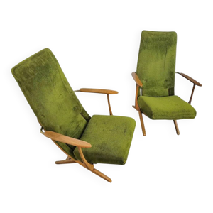 2 fauteuils inclinables,