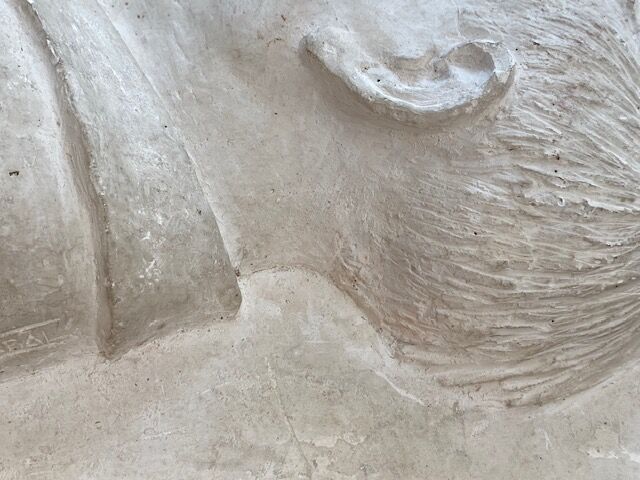 Bust of a man to hang