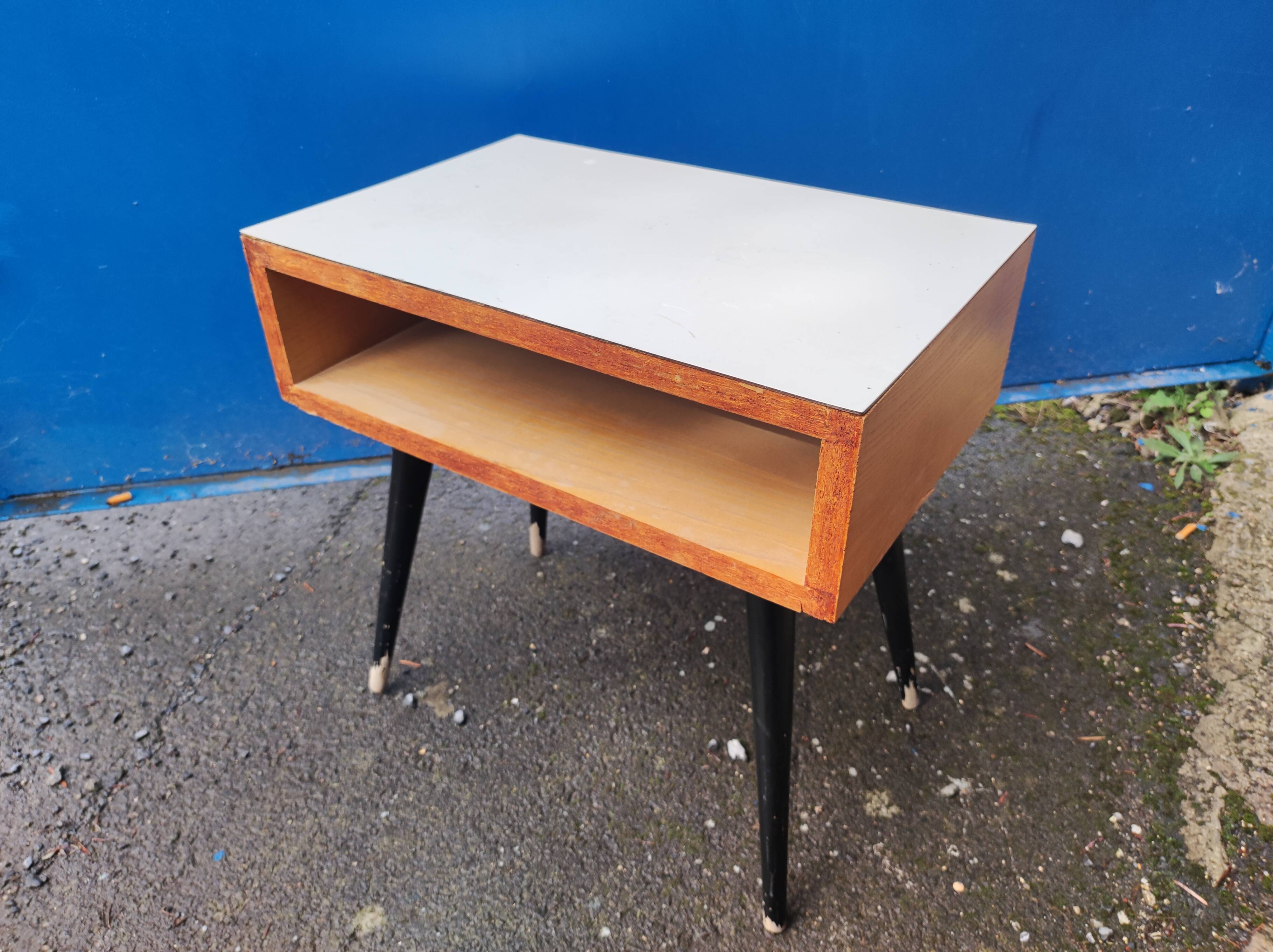 Scandinavian design compass side table