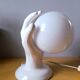 Lampe main en céramique 1980