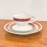 Trio, service de petit-déjeuner, New Look, Kahla Volkstedt, Allemagne années 1960.