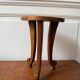 Guéridon / tabouret vintage en bois