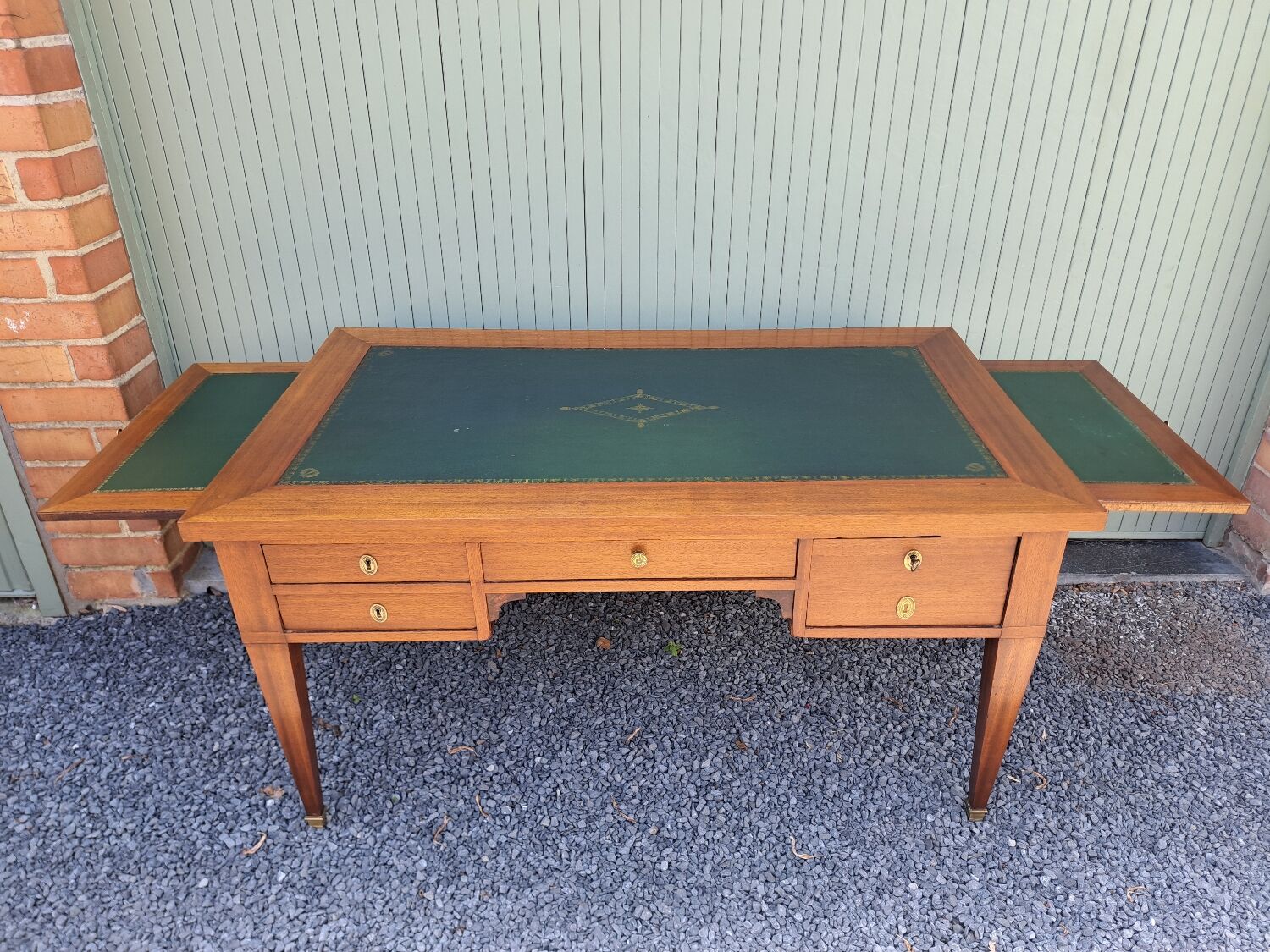 Restoration period mahogany desk