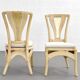 1970s rattan table with stone marquetry and matching chairs.