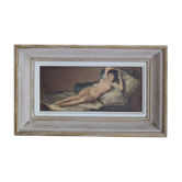Old reproduction on canvas "The Naked Maja" by Goya