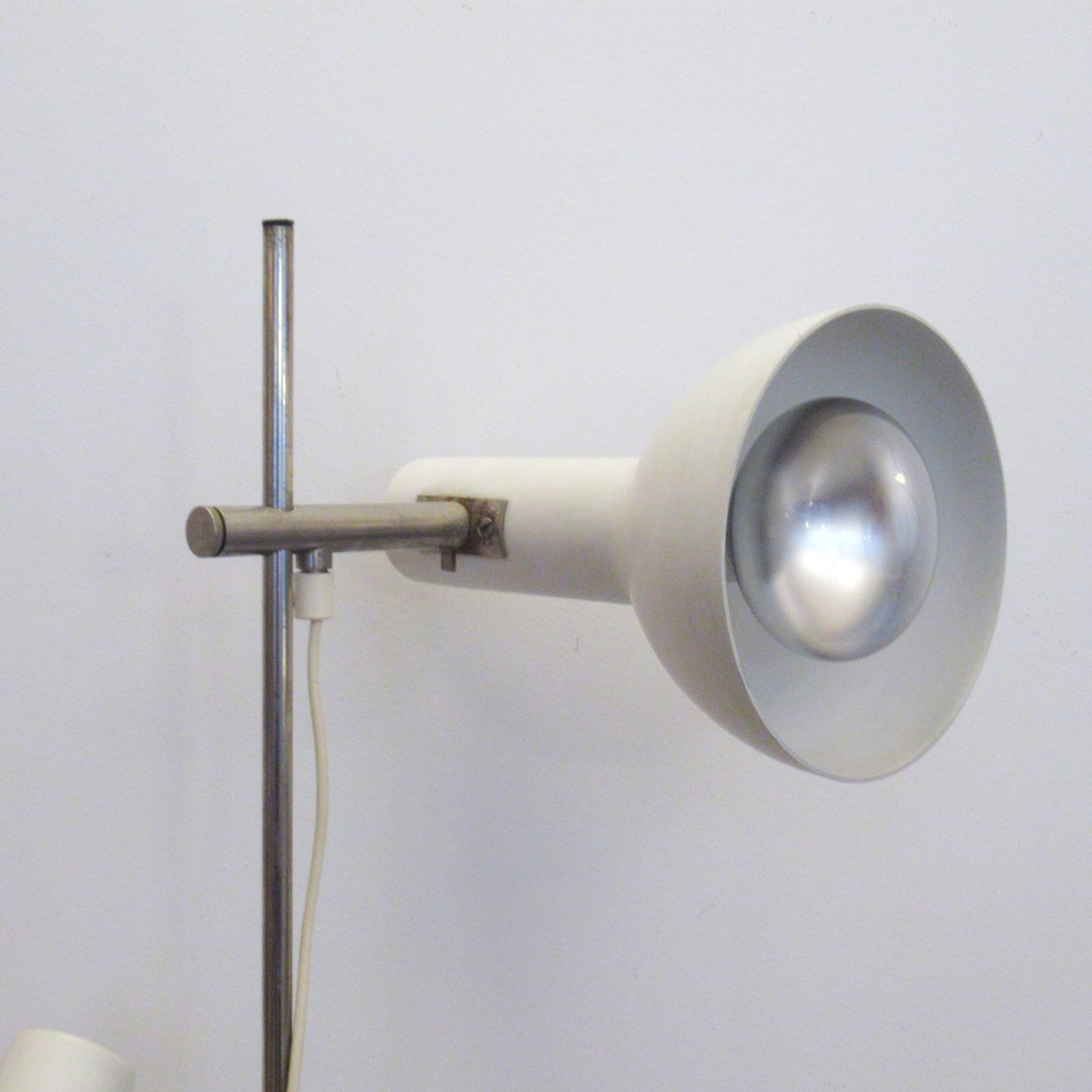 Lampadaire scandinave à 2 spots années 60