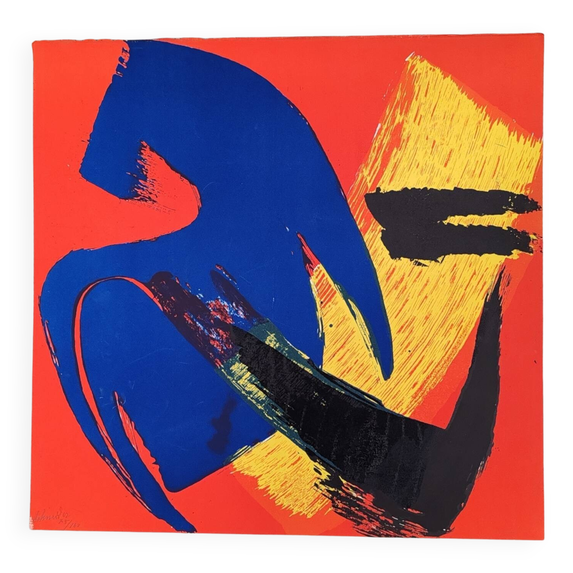 Gérard Schneider (1895-1986)Original lithograph.