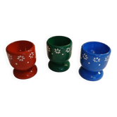 3 coquetiers anciens en bois