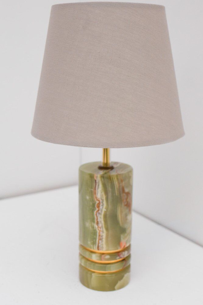 Mid-century modern Italian brass table lamp, 1970s