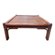 Table basse carré en rotin