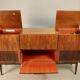 Vintage Schaub Lorenz Enfilade Hifi with its Two Speakers