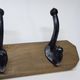 Coat Rack With 5 Hooks In Wood And Metal
