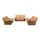 Vintage sofa set by Durlet, 1980s