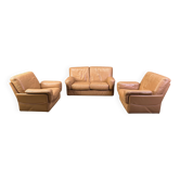 Vintage sofa set by Durlet, 1980s