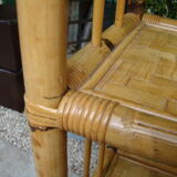 Ancient bamboo shelf