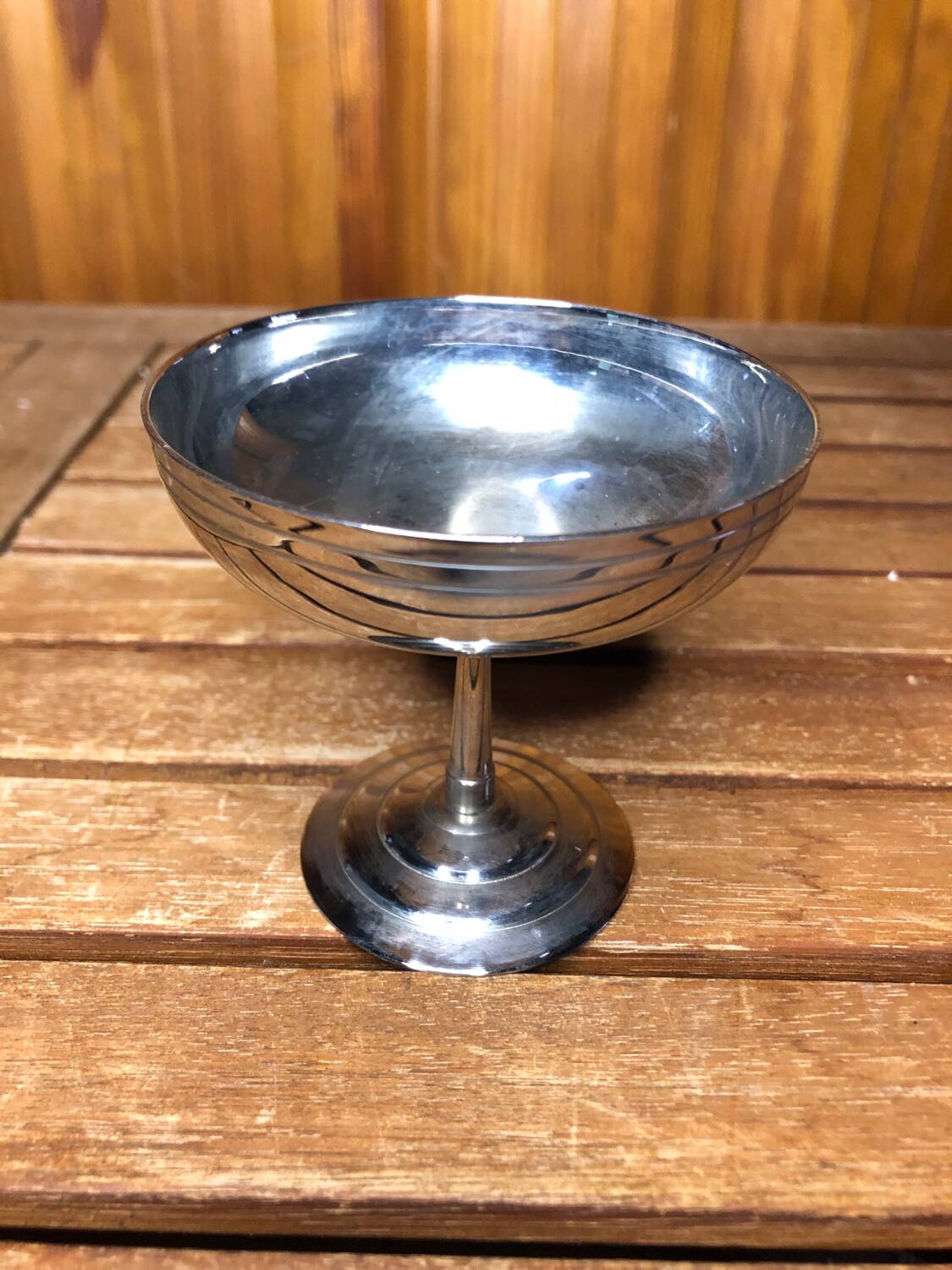 Série de 6 coupes a glace rémy letang inox made in france vintage #a510