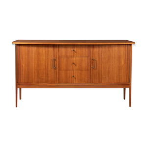Buffet rétro en teck des années 1960 mid century par Vanson