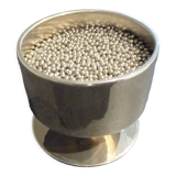 Pot a crayons metal argente annees 70