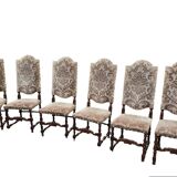 high back chairs x 6