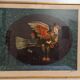 Lithographie originale de Pierre-Henri Jacquot(1929-2009), Hommage à Vaucanson, composition d'oiseau