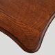 French Art Deco Side Table in Full Oak, 1920