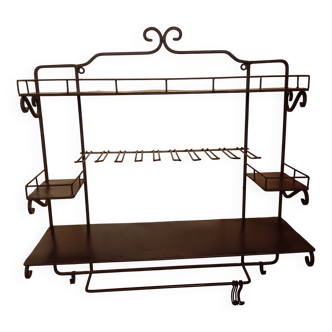 Metal hanging shelf for kitchen