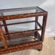 Lacquered console shelf "Faux Tortoiseshell" — Chinoiserie style