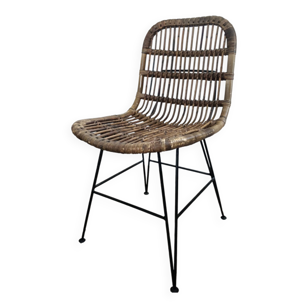 Chaise en rotin